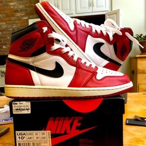 2015 Air Jordan 1 Retro High Chicago s 10.5 OG ALL